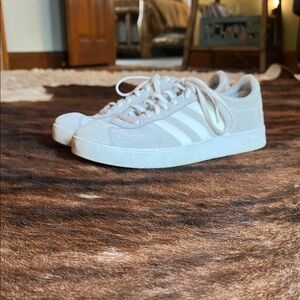 Adidas Cream Sneakers with White Accents